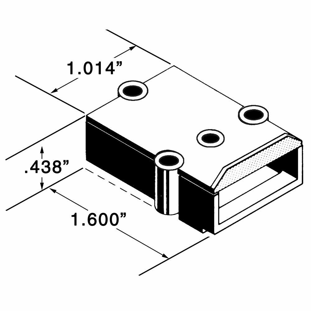 Kadee 906 G規 Type E Straight Centerset Shank Couplers with Body Mount Gearboxes Black 連接勾 附底座 黑