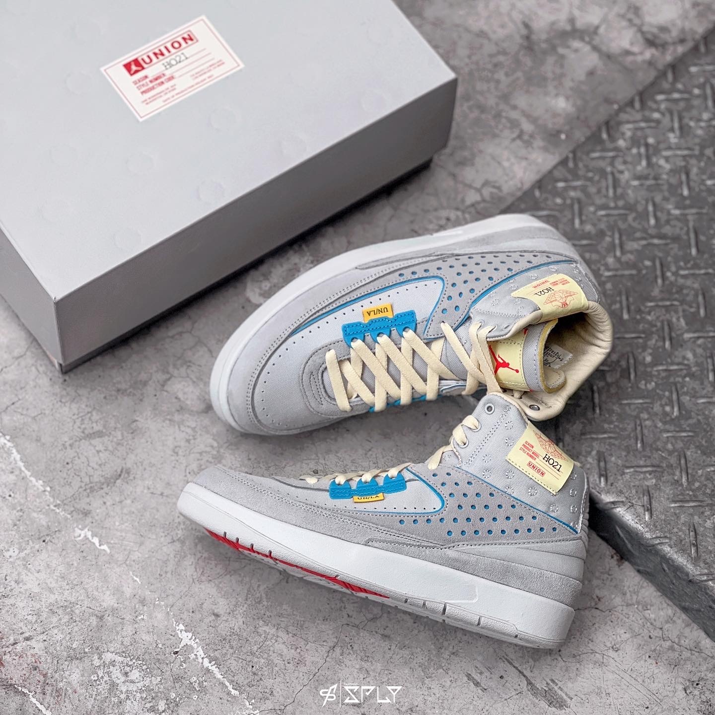 Union LA x Air Jordan 2 Retro SP Grey Fog 復古 灰藍 DN3802-001