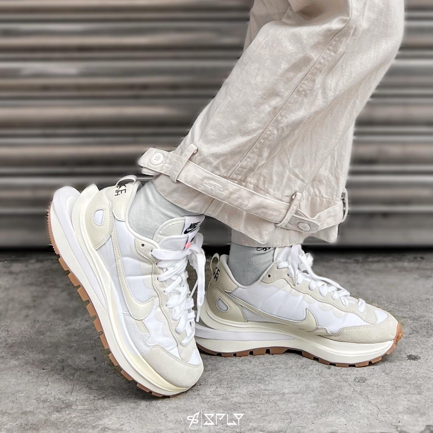 Sacai x Nike Vaporwaffle Sail 奶油白 DD1875-100