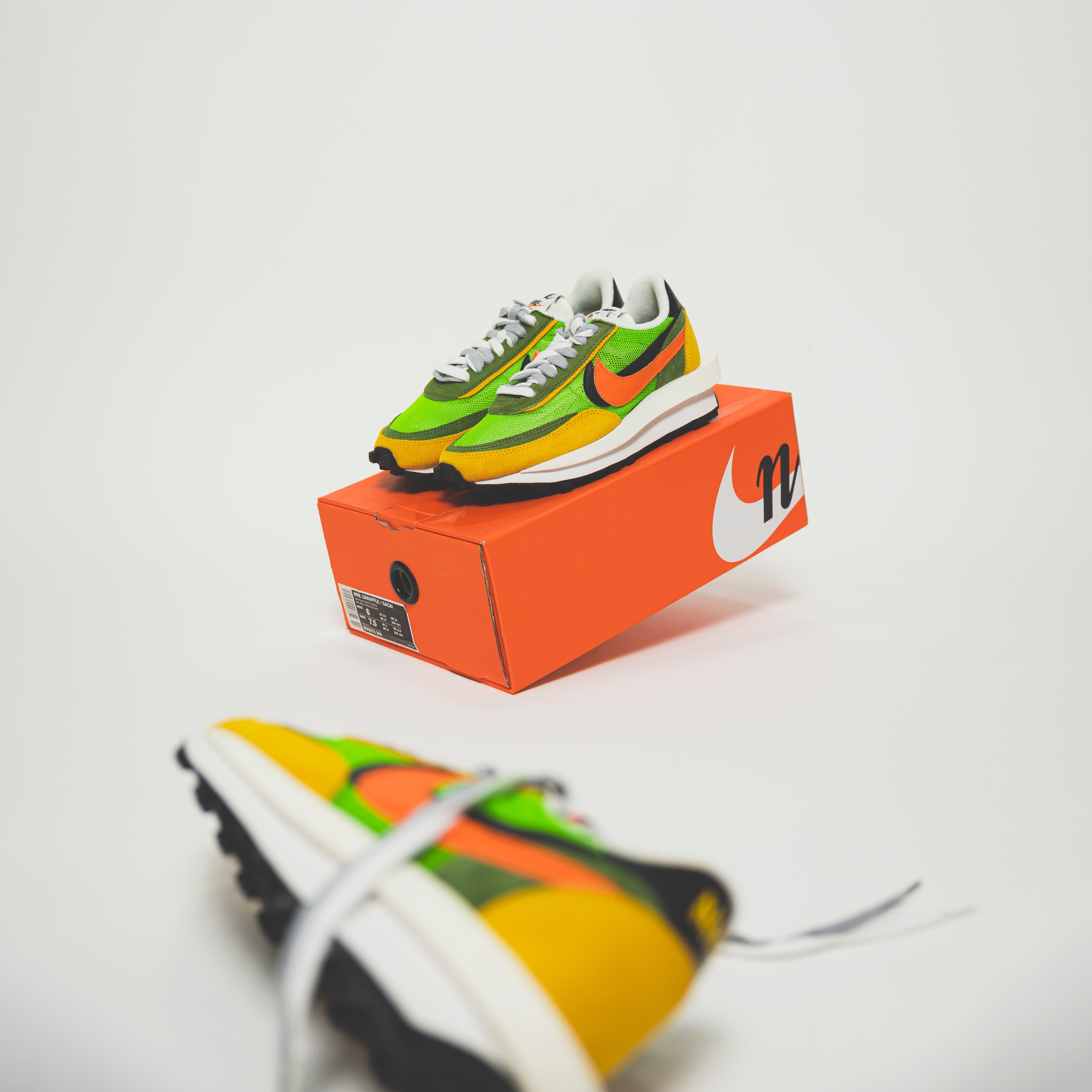 -(A3a)-NIKE LDWAFFLE / SACAI 黃綠-BV0073 300