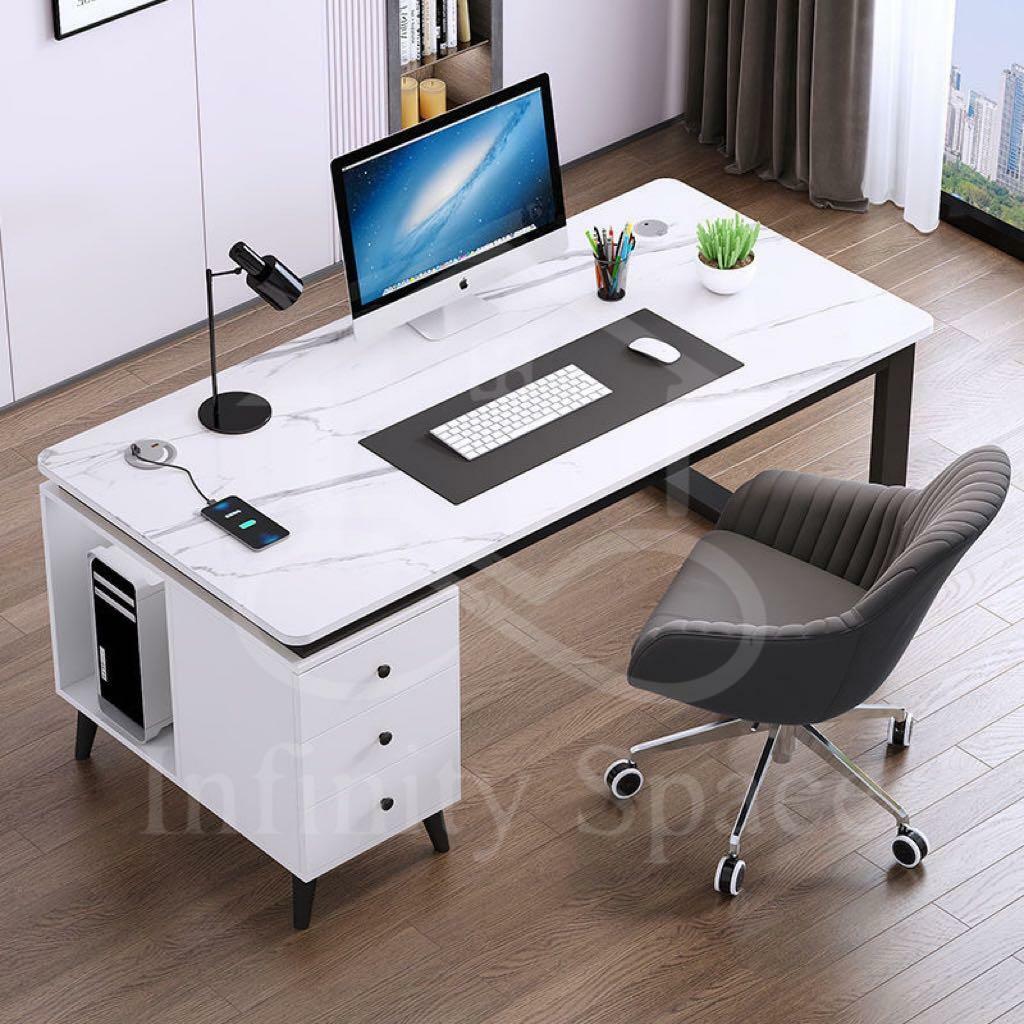 🌟包送裝🌟 D3850 岩板電腦枱 書枱