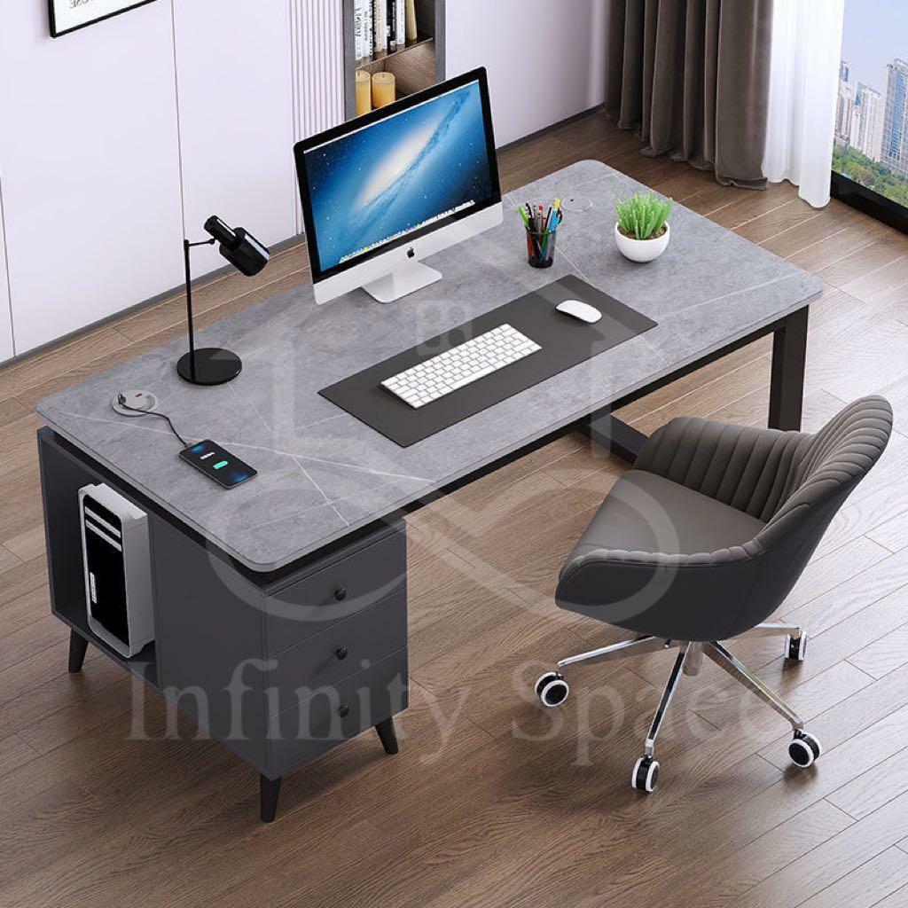 🌟包送裝🌟 D3850 岩板電腦枱 書枱