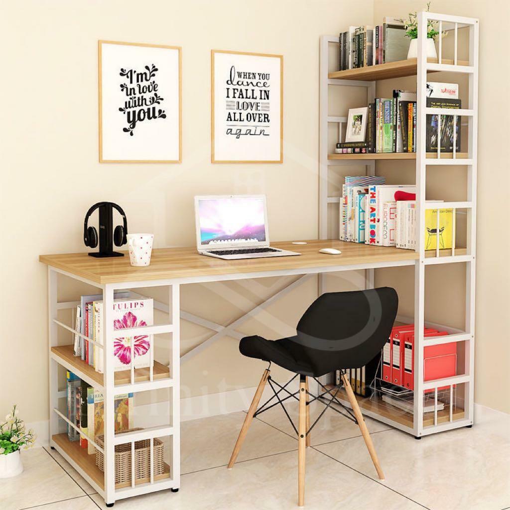 D4150 電腦枱連書架