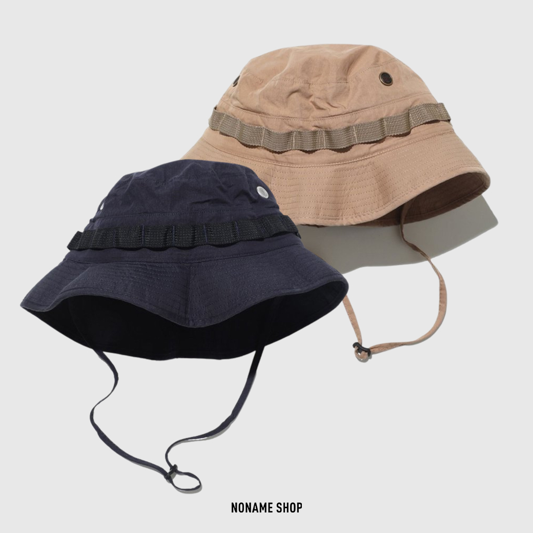 NAUTICA JP ＋STACKS  Nyco Boonie Hat 工裝 軍裝 刺繡 漁夫帽 兩色
