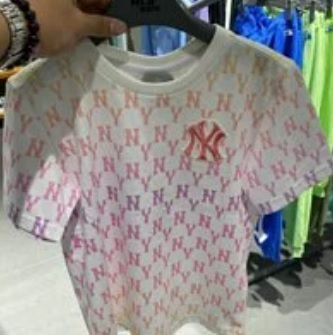 [S] MLB KIDS FAMILY TROPICAL MONOGRAM T-SHIRT NEW YORK YANKEES,WHITE/PINK, 71TSMC131-50R (SMLB93)
