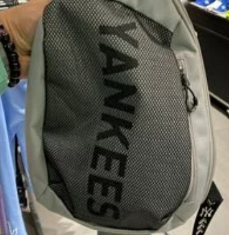 [S] MLB 72BGS1111-50M KIDS SYMBOL SLING BAG,GREY, 8809768017211 (SMLB108)