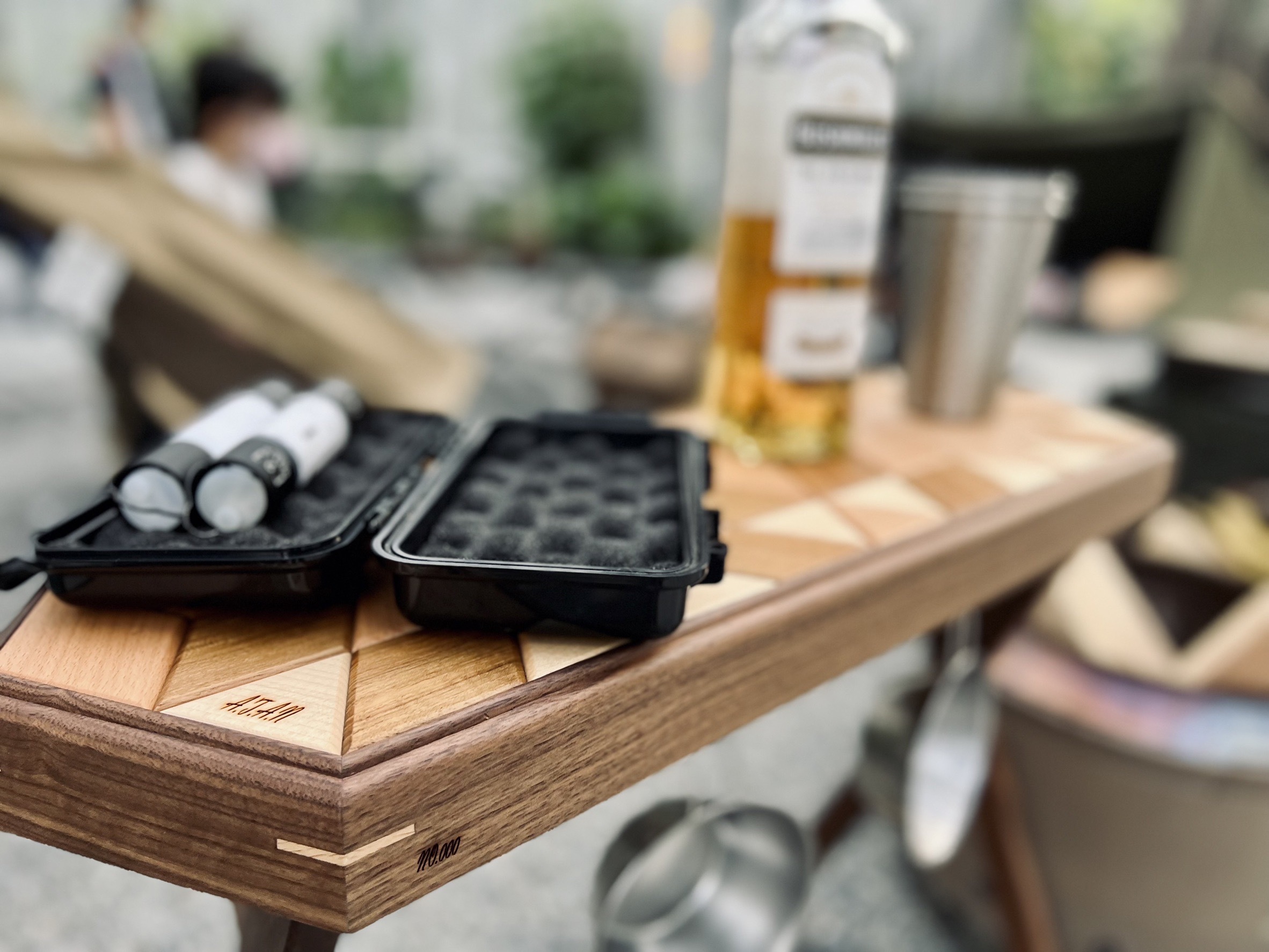 ATAN 白澤桌 實木 邊桌 小茶几 木桌 戶外小桌 便攜式小桌 摺疊桌 折疊小木桌 露營 野餐