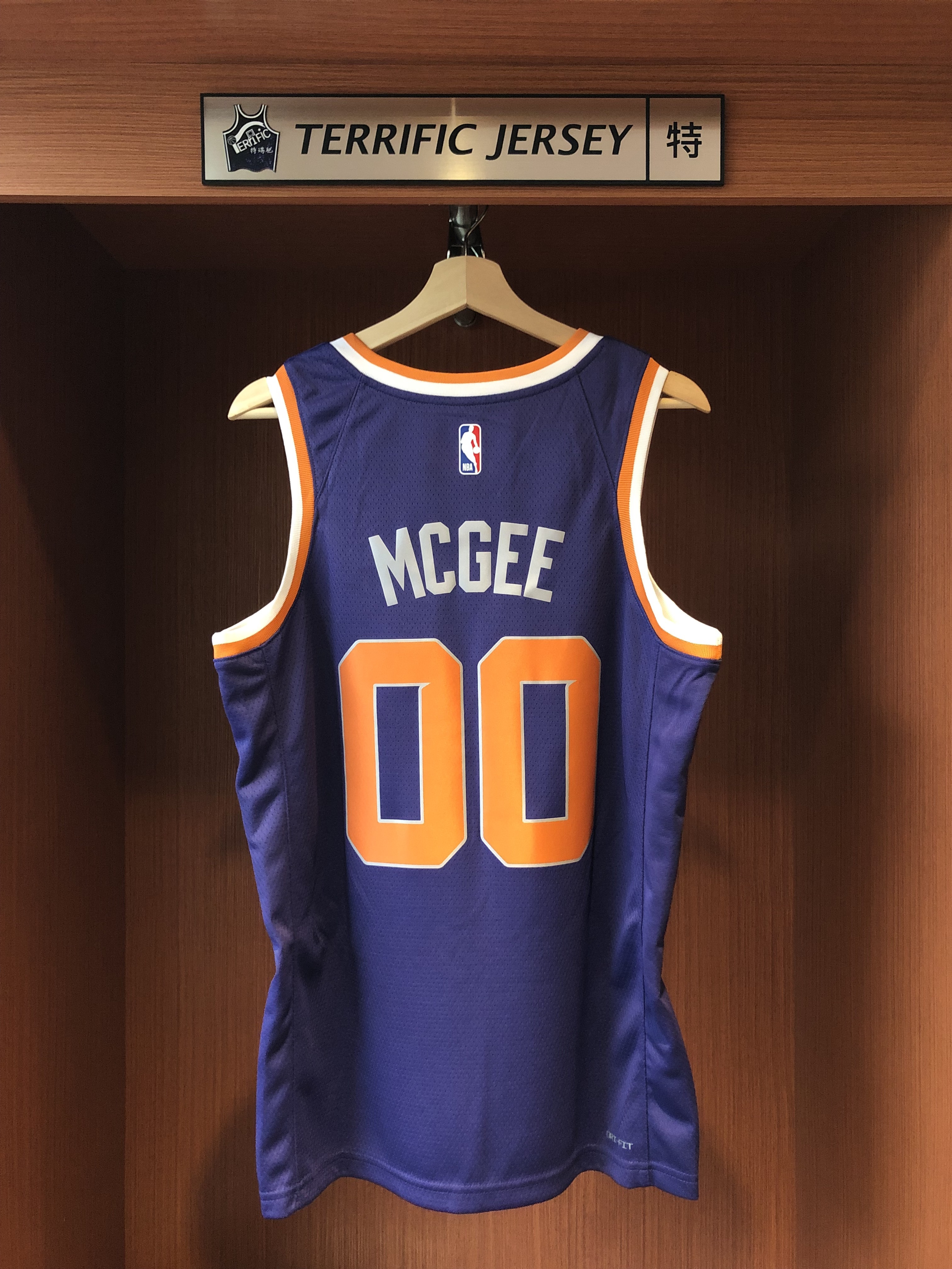 NBA球衣 JaVale McGee 鳳凰城太陽紫 Icon Nike Swingman 球迷版 熱轉印 含贊助商標 全新