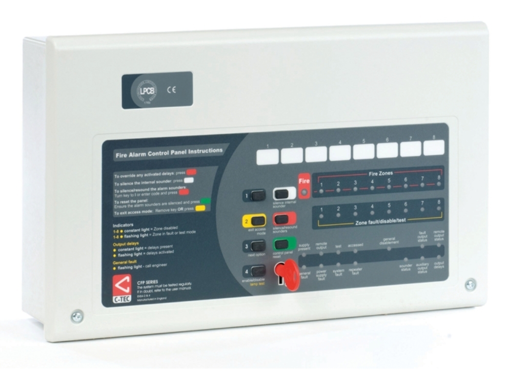 CFP704-4 C-TEC Fire alarm panel 4 zone