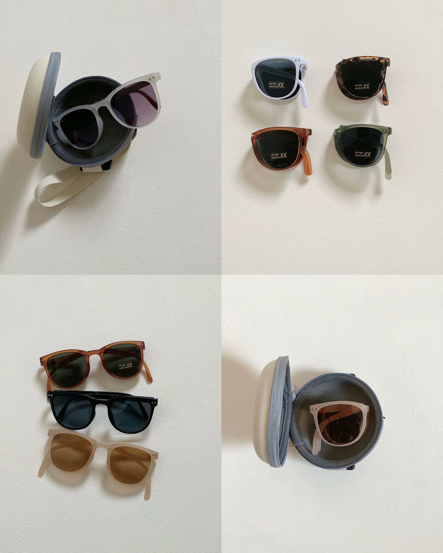 可折疊好收納必入手墨鏡（含盒子）