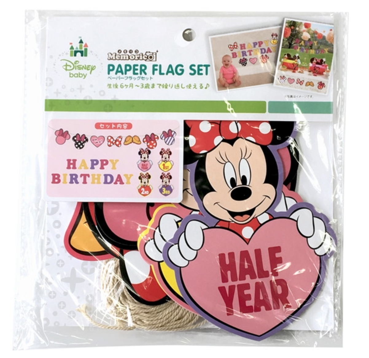 日本直送 Minnie Mouse 生日裝飾