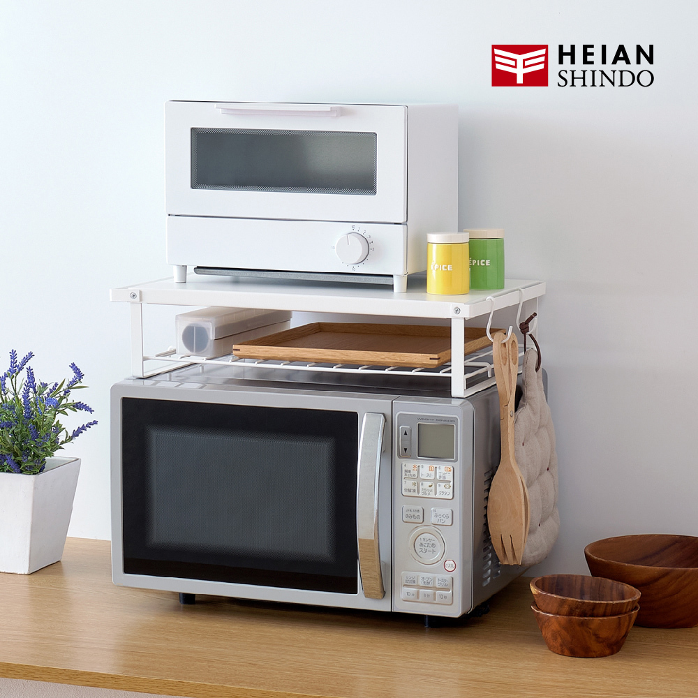 【平安伸銅】廚房小家電置物架/ REW-1白 / REK-1黑