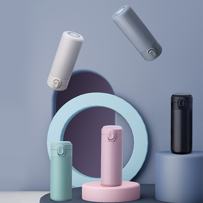 不鏽鋼鏡面豌豆保溫杯450ml