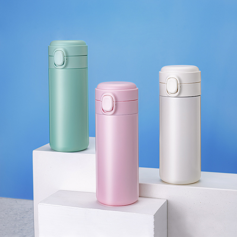 不鏽鋼鏡面豌豆保溫杯450ml