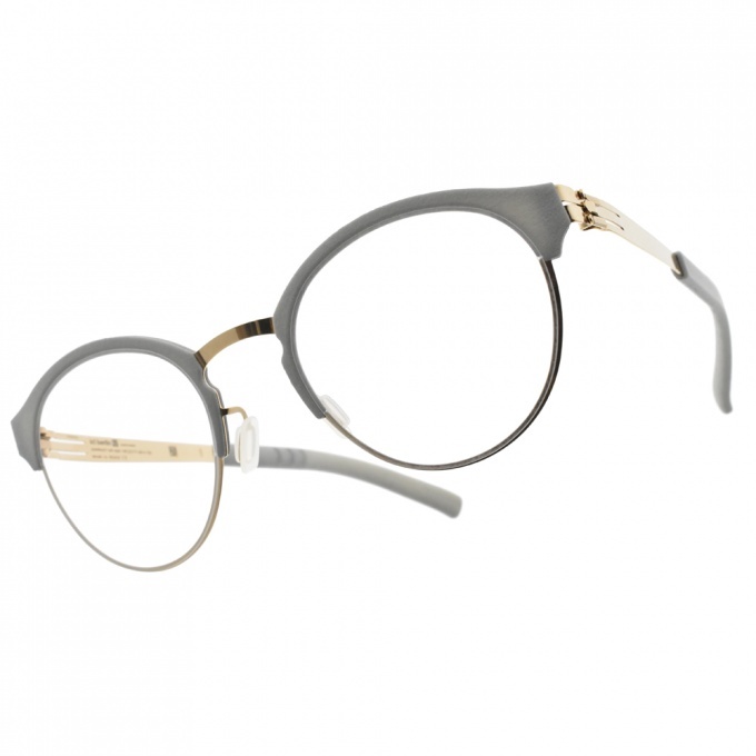 【ic! berlin】MODEL UPTOWN ROSE GOLD 復古貓眼框光學眼鏡