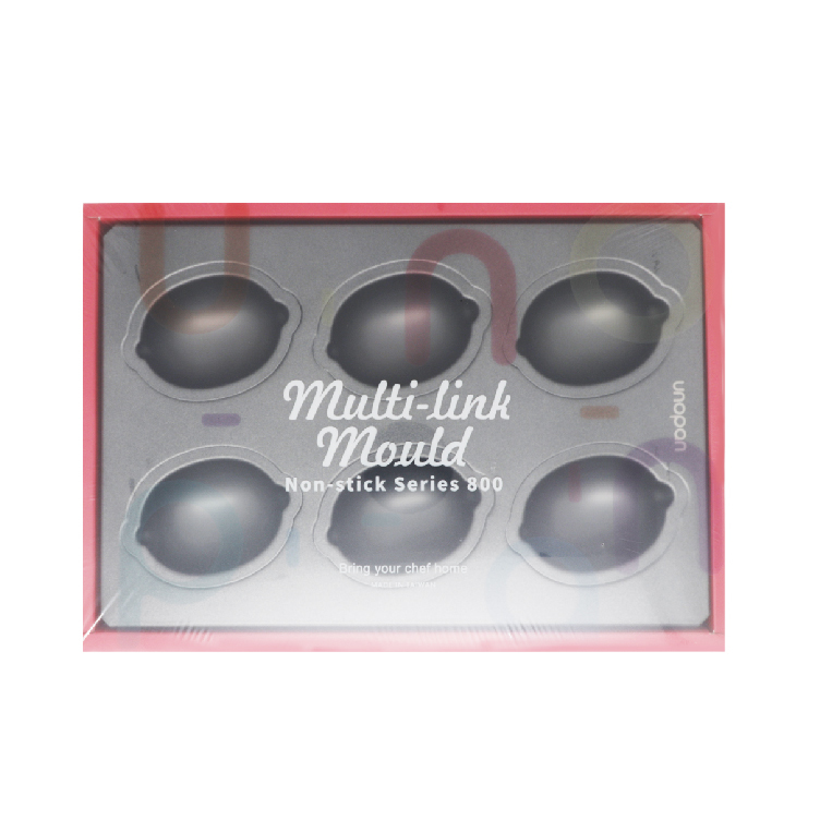 [ UNOPAN烘焙用品 ] 6連檸檬模(800系列不沾) UN11015