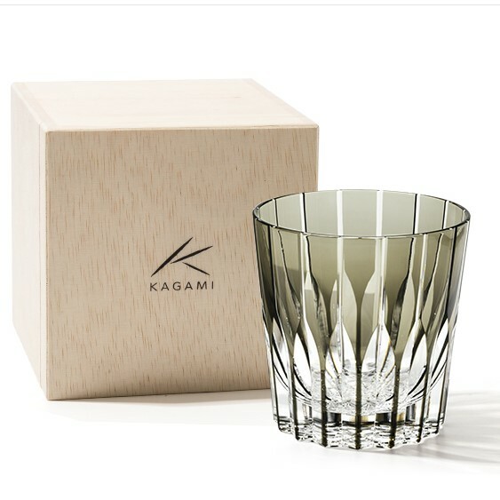 日本KAGAMI江戶切子-Crystal Glass萬華鏡星芒洛克杯