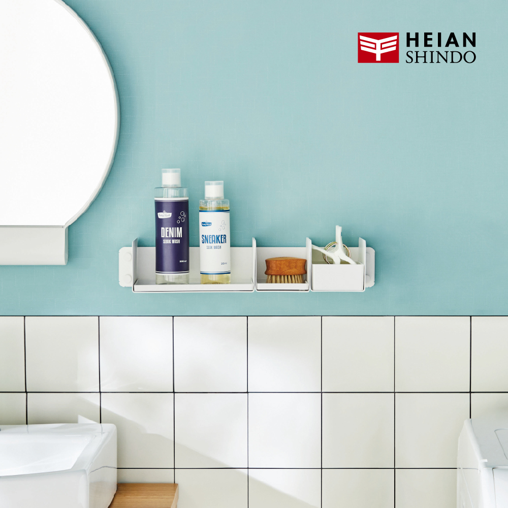 【日本 平安伸銅】浴室小物分格收納台 TTN-1