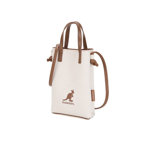 <韓國代購> KANGOL DUO CANVAS MINI CROSS BAG