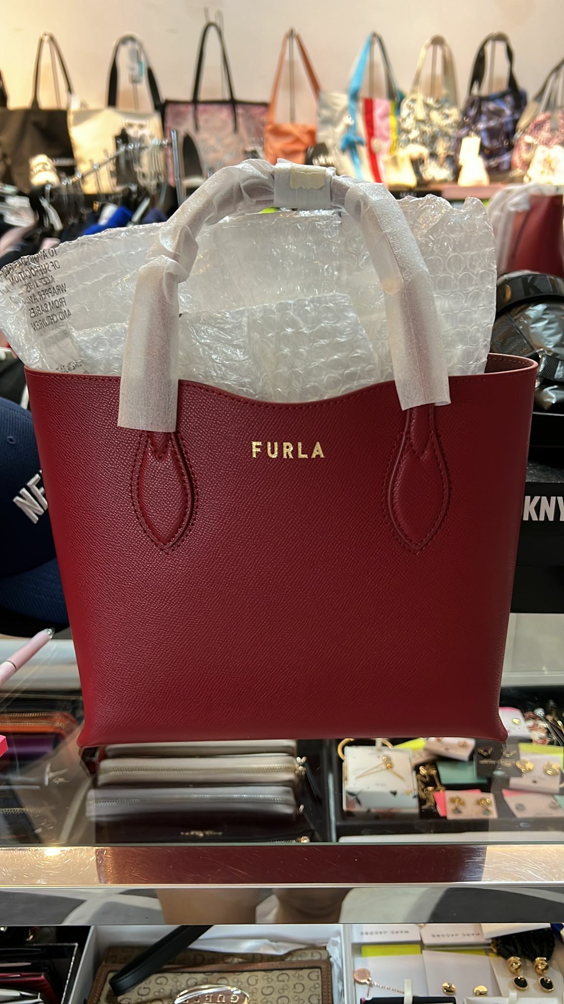 S] FURLA WB00421-BX0306 VITELLO ST ERA S TOTE,CABERNET, FP