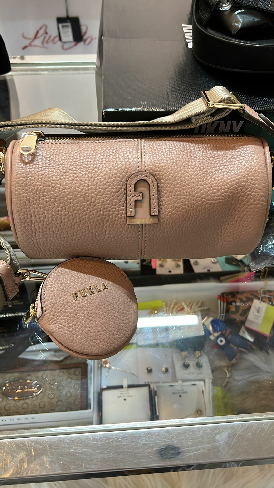 [S] FURLA WB00480-BX0305 DAFNE MINI CROSSBODY,MOONSTONE, FP/2021/820/100 (SF28)