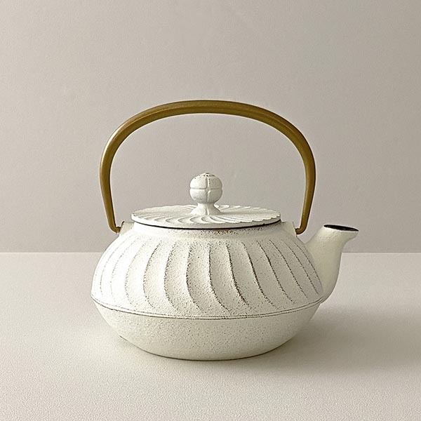 【岩鑄】波 5型急須0.65L-金麻色