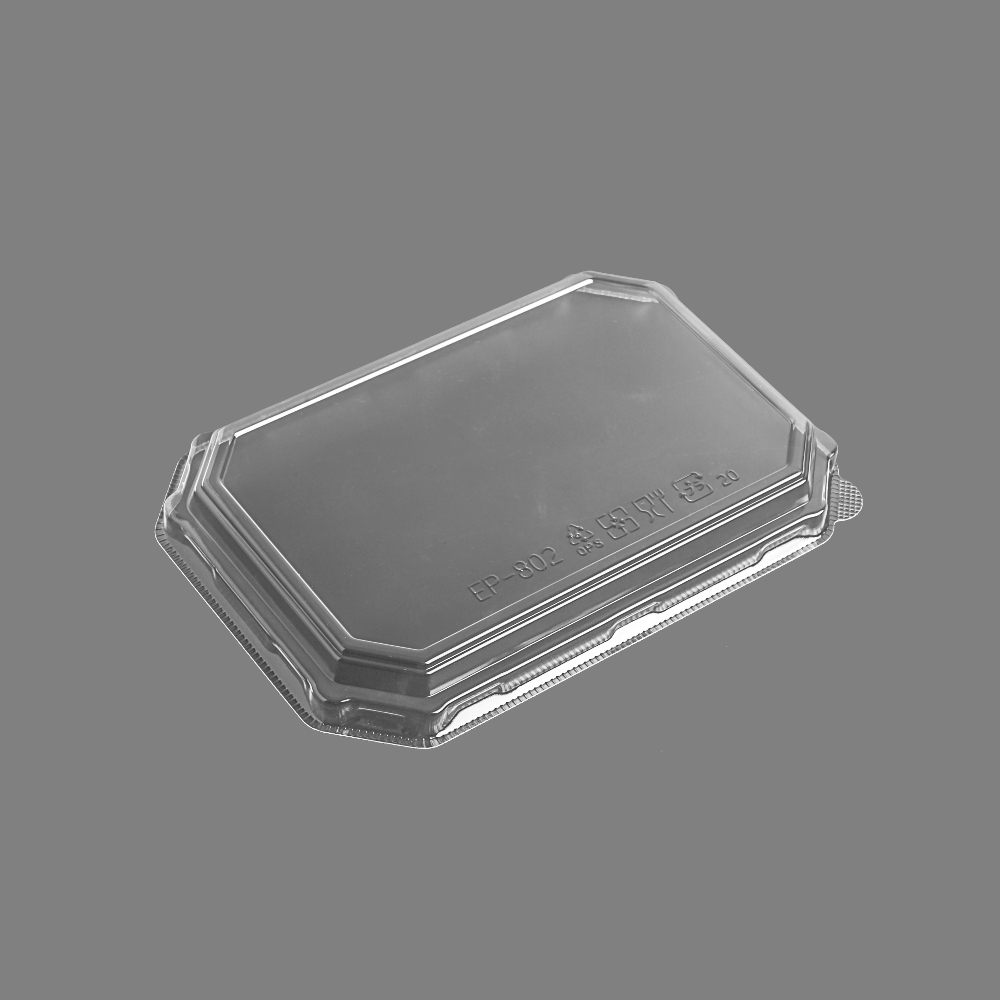 OPS透明八角餐盒蓋