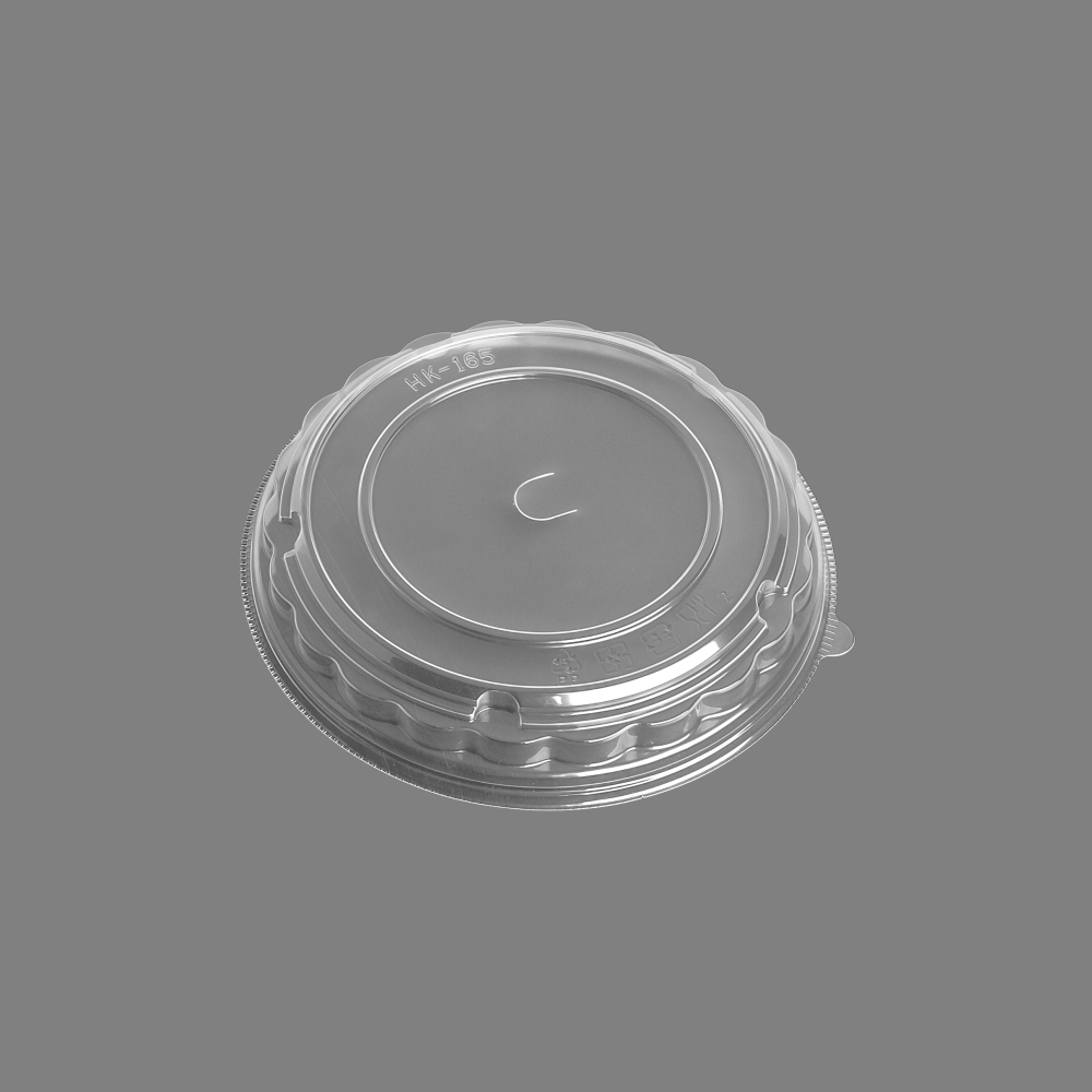 PP圓便當盒霧面凸蓋HK  165口徑