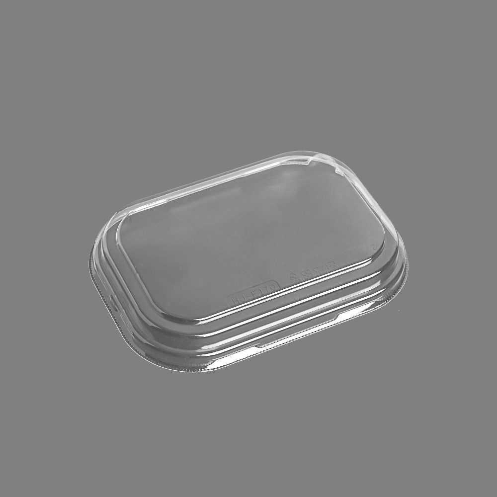 OPS透明長方形碗蓋 170口徑 1/2/3號