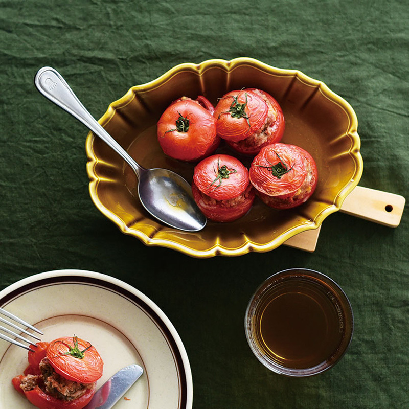 Rakott Krumpli Oval Bowl 18cm Caramel | studio m'