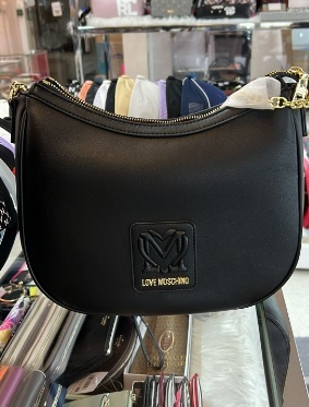 [S] LOVE MOSCHINO SLING BAG,BLACK, SLM70 FINAL SALE (SLM70)