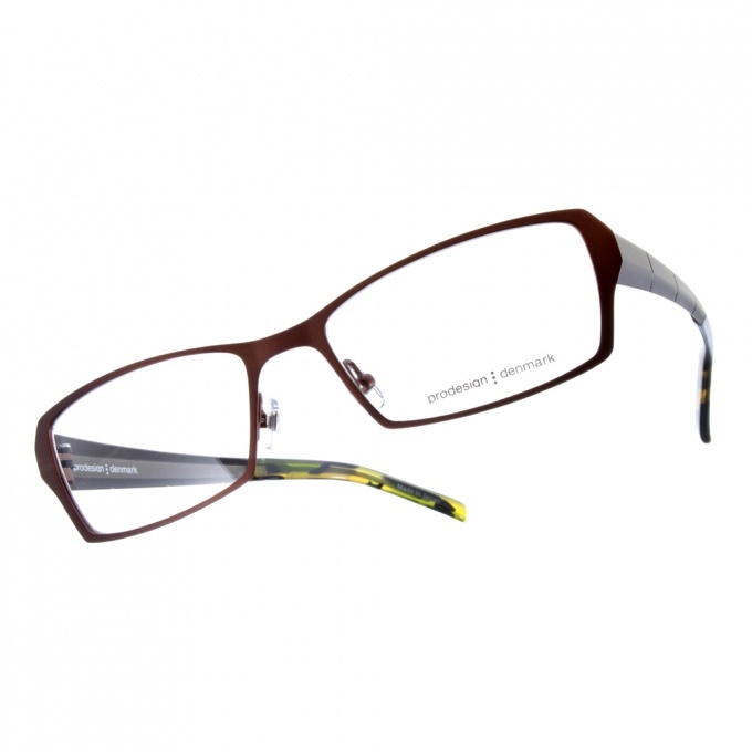 【Prodesign denmark】PRO4131 C5021 科技感彩繪方框光學眼鏡