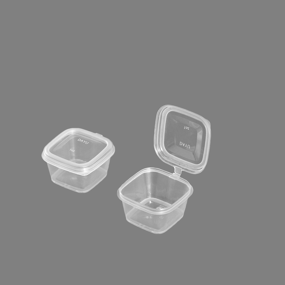 連體醬料杯 方形 1oz