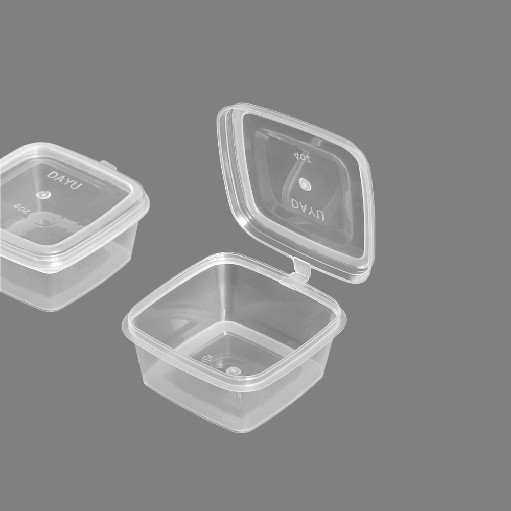 連體醬料杯 方形 4oz