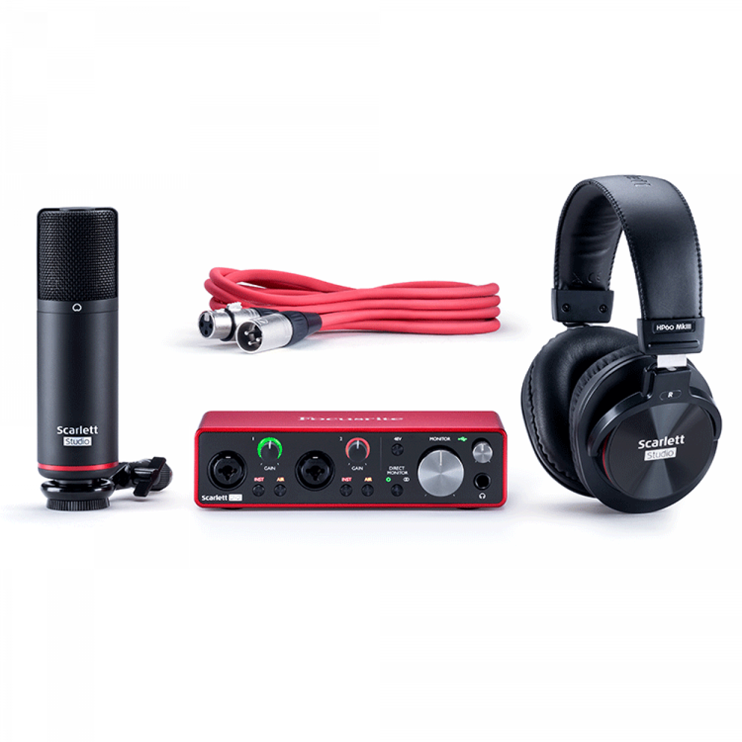 Focusrite Scarlett 第三代 2i2 套裝 錄音介面