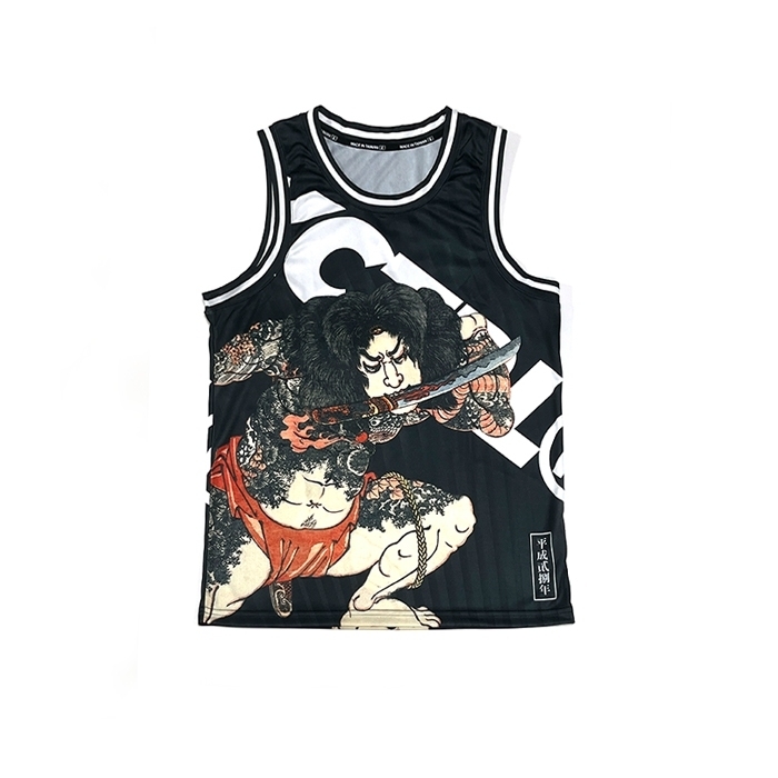 XCTRL 水滸傳浪裏白條球衣-黑