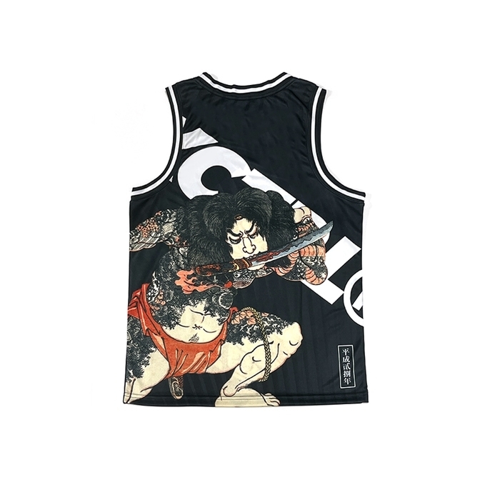 XCTRL 水滸傳浪裏白條球衣-黑