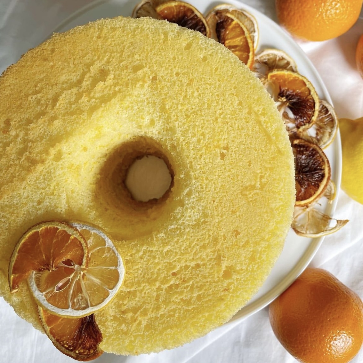 Vic Ellie 香橙檸檬戚風蛋糕 (8吋) [7月限定]