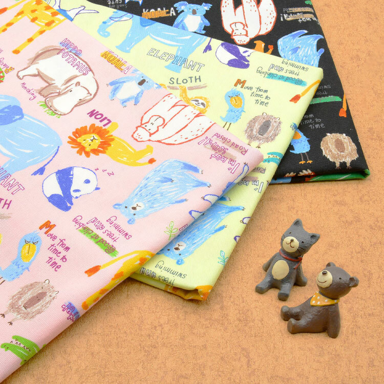 塗鴉動物園(一尺)【日本布】