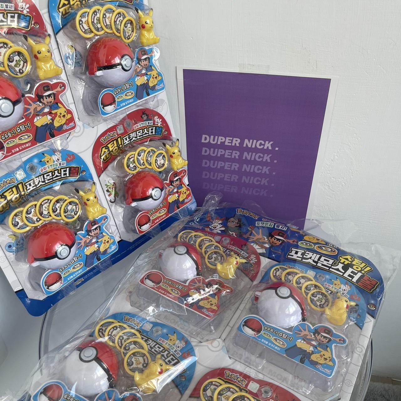 現貨 韓國代購 神奇寶貝 Pokemon 皮卡丘 卡片發射寶貝球