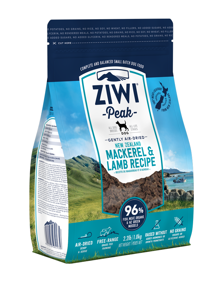 【Ziwi Peak】風乾鯖魚及羊肉配方｜狗