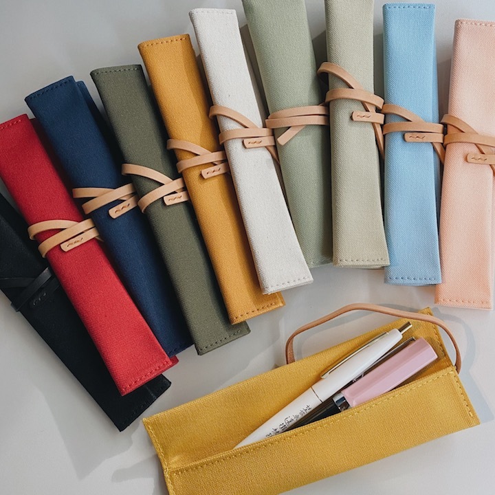 帆布筆袋 小捲筆袋｜M.Seed