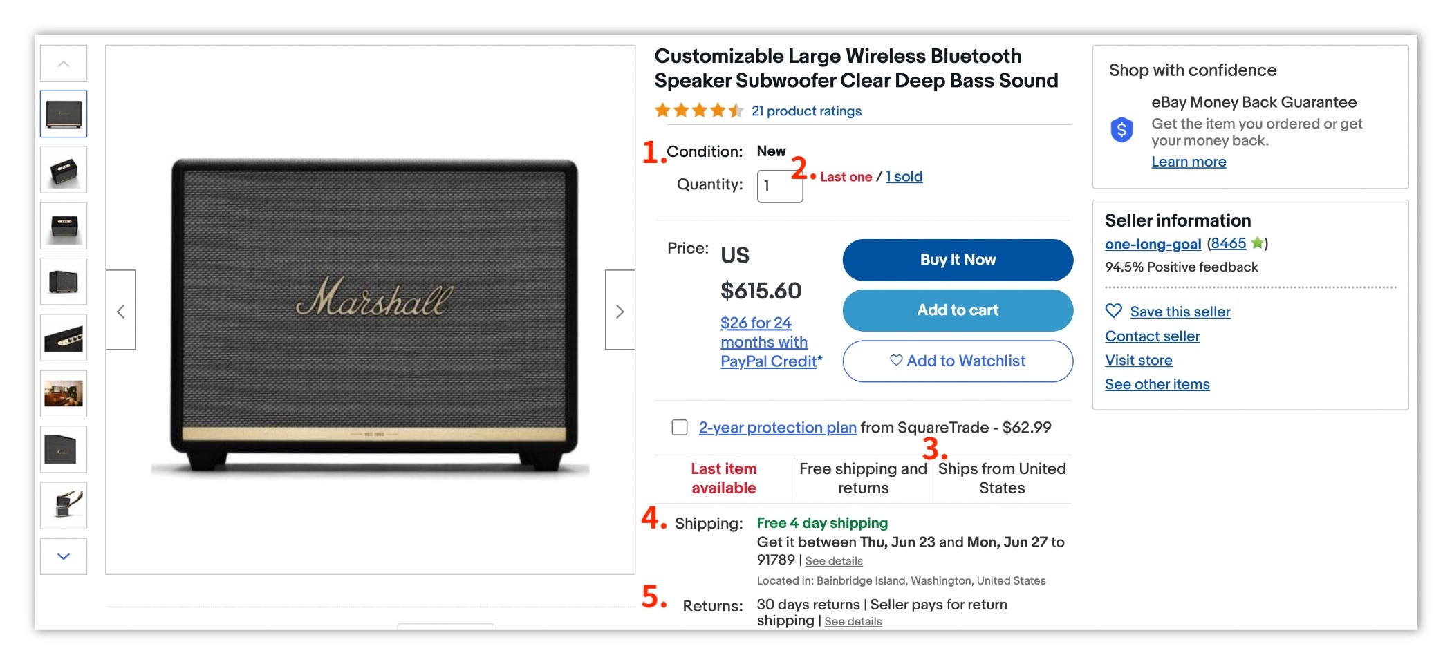 eBay代購購物-商品購買資訊