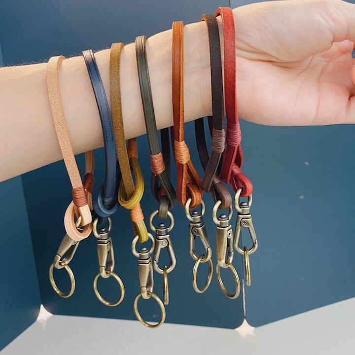 皮革繩式鑰匙圈｜M.Seed