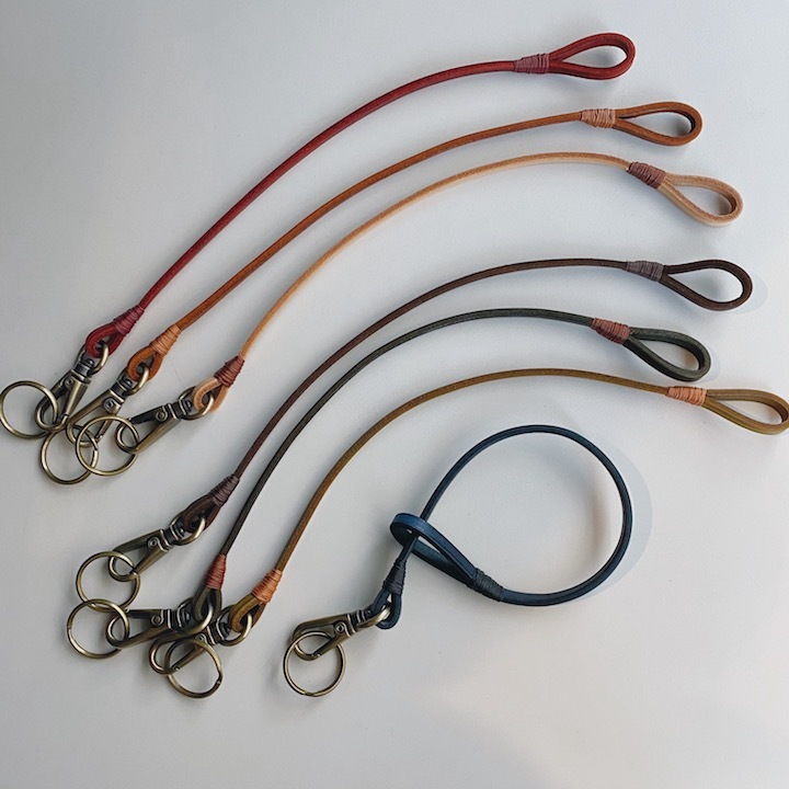 皮革繩式鑰匙圈｜M.Seed