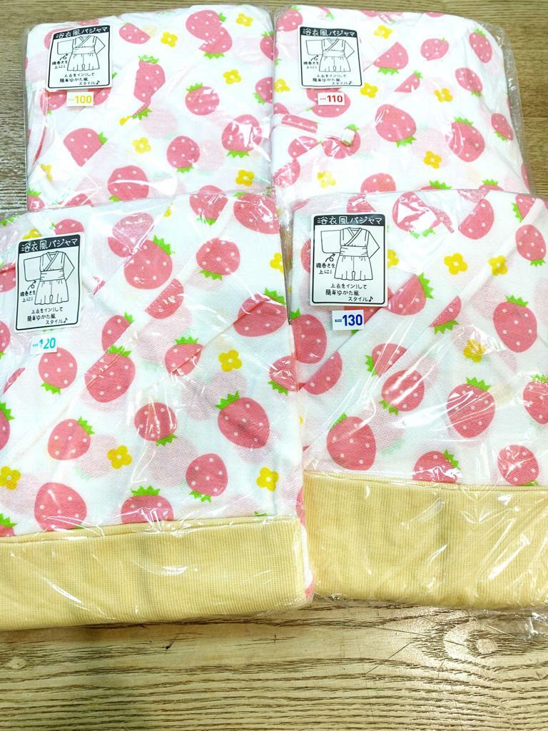 兒童浴衣-士多啤梨