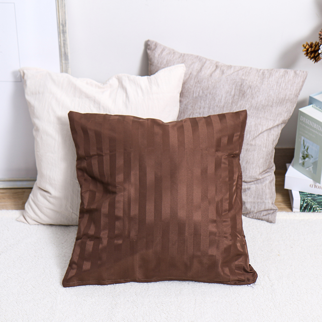抱枕套/棕色45x45cm