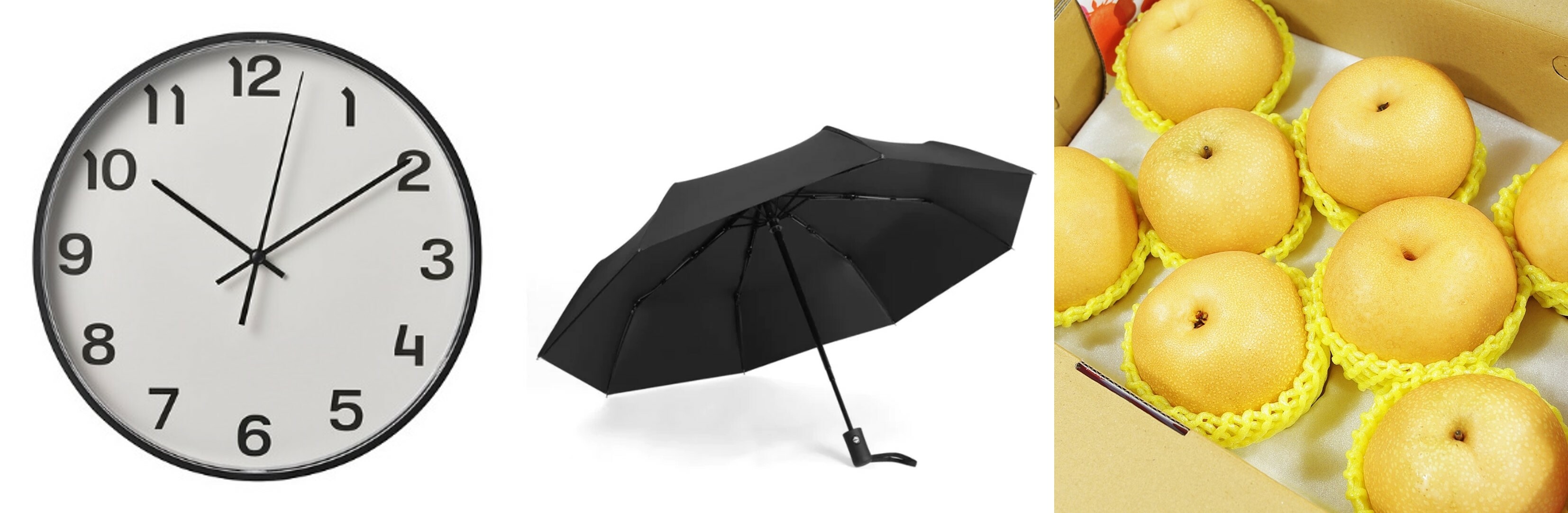 鐘、傘、梨等東西因為讀音與不吉利的東西相近，因此要避免挑選這類東西作為禮品。