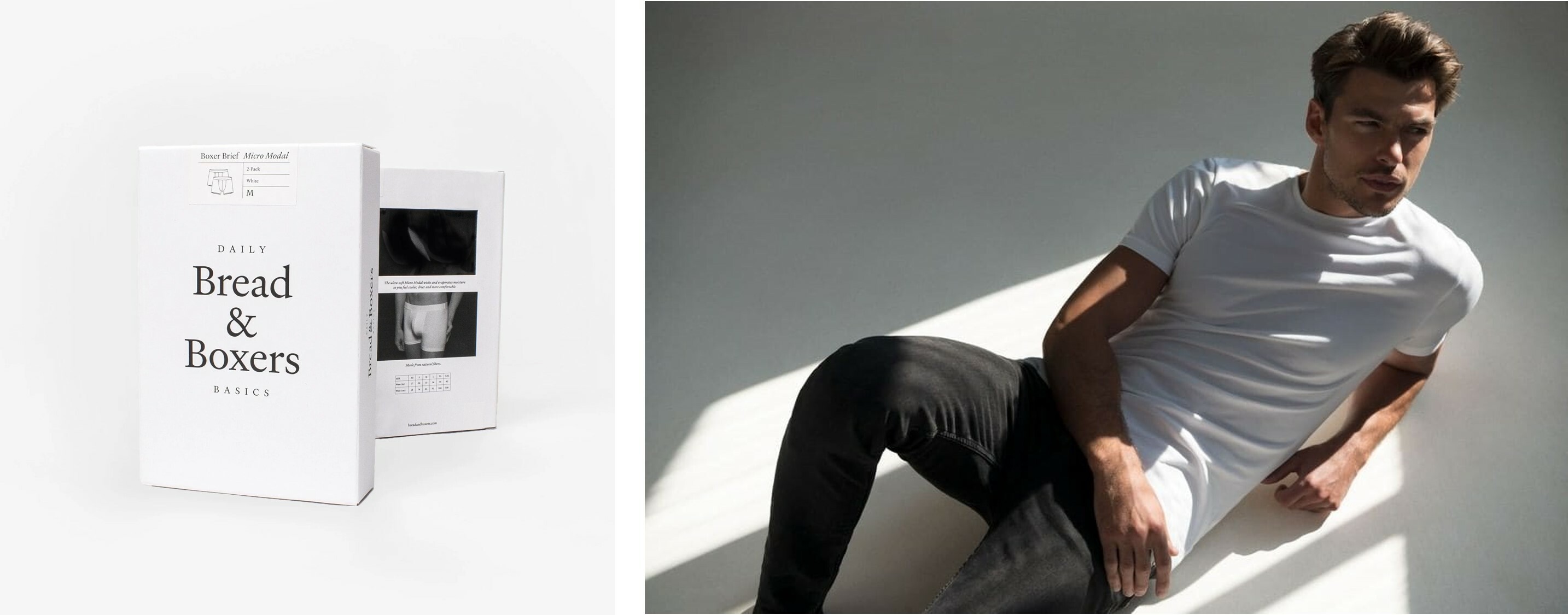 Bread & Boxers 是來自北歐的品牌，其素T是熱銷的款式之一。