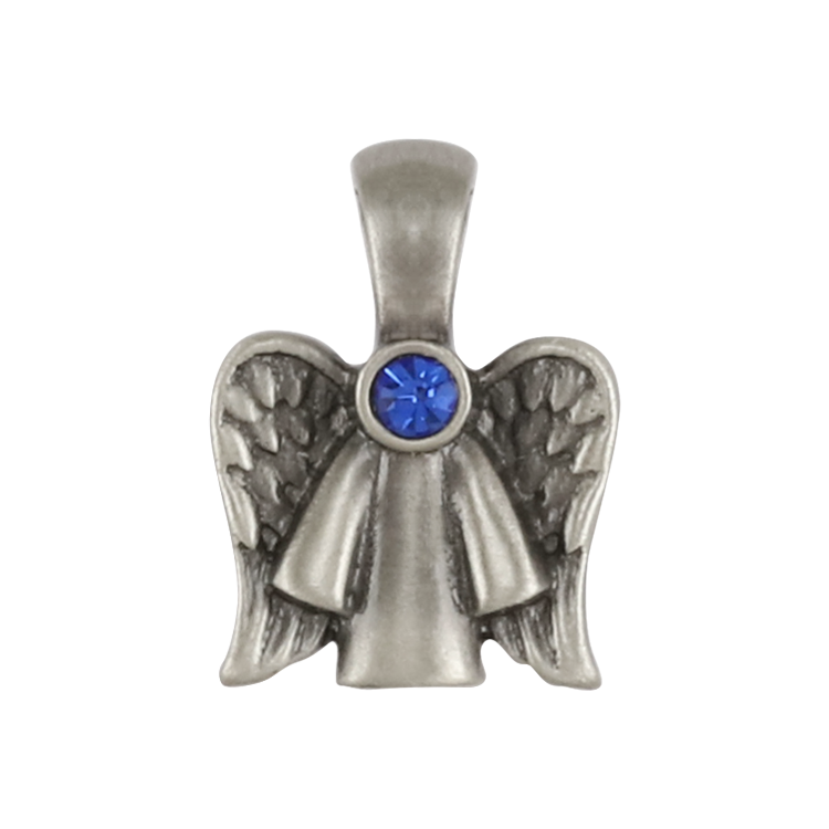 Bico吊墜，女士吊墜 守護天使；神聖的保護永遠與妳同在 不含鍊子（2729藍色）